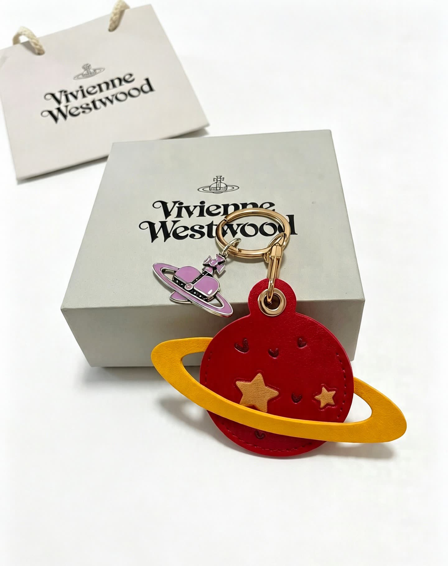 Vivienne Westwood Saturn Keychain